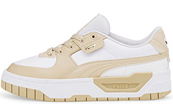Puma Cali Dream Leather белые с бежевым