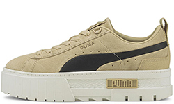 Puma Mayze Low бежевые замшевые