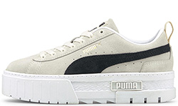 Puma Mayze Low серые замшевые